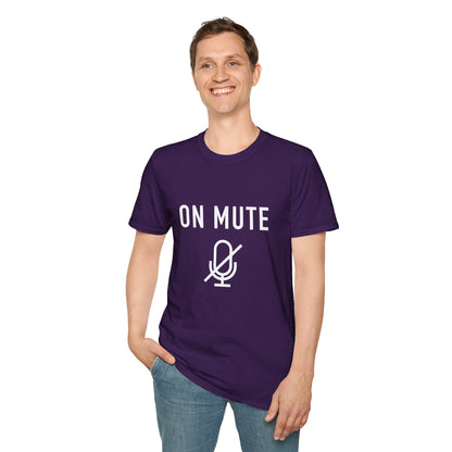 On Mute Unisex Softstyle T-Shirt