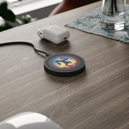 Cyberpunk Robot Quake Wireless Charging Pad