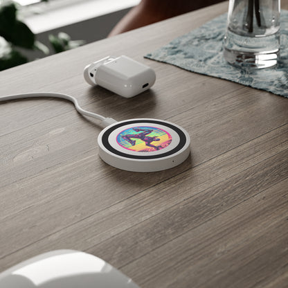 Cyberpunk Robot Quake Wireless Charging Pad