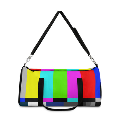 TV Color Bars Duffel Bag