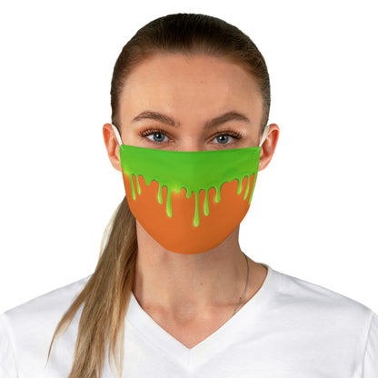 Green Slime Fabric Face Mask