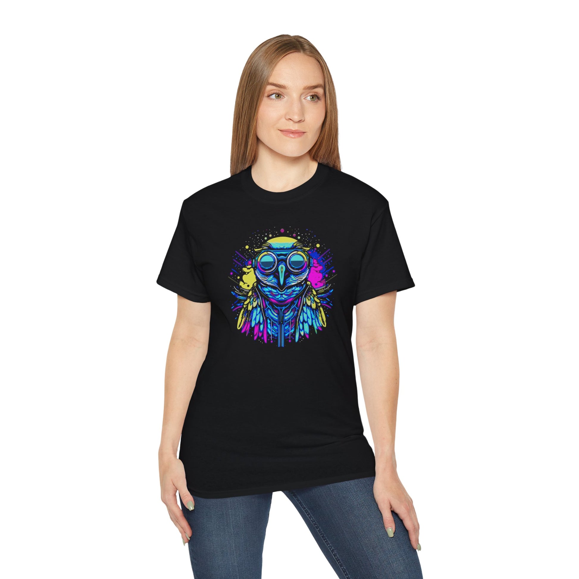 Cyberpunk Owl Utlra Cotten Tee