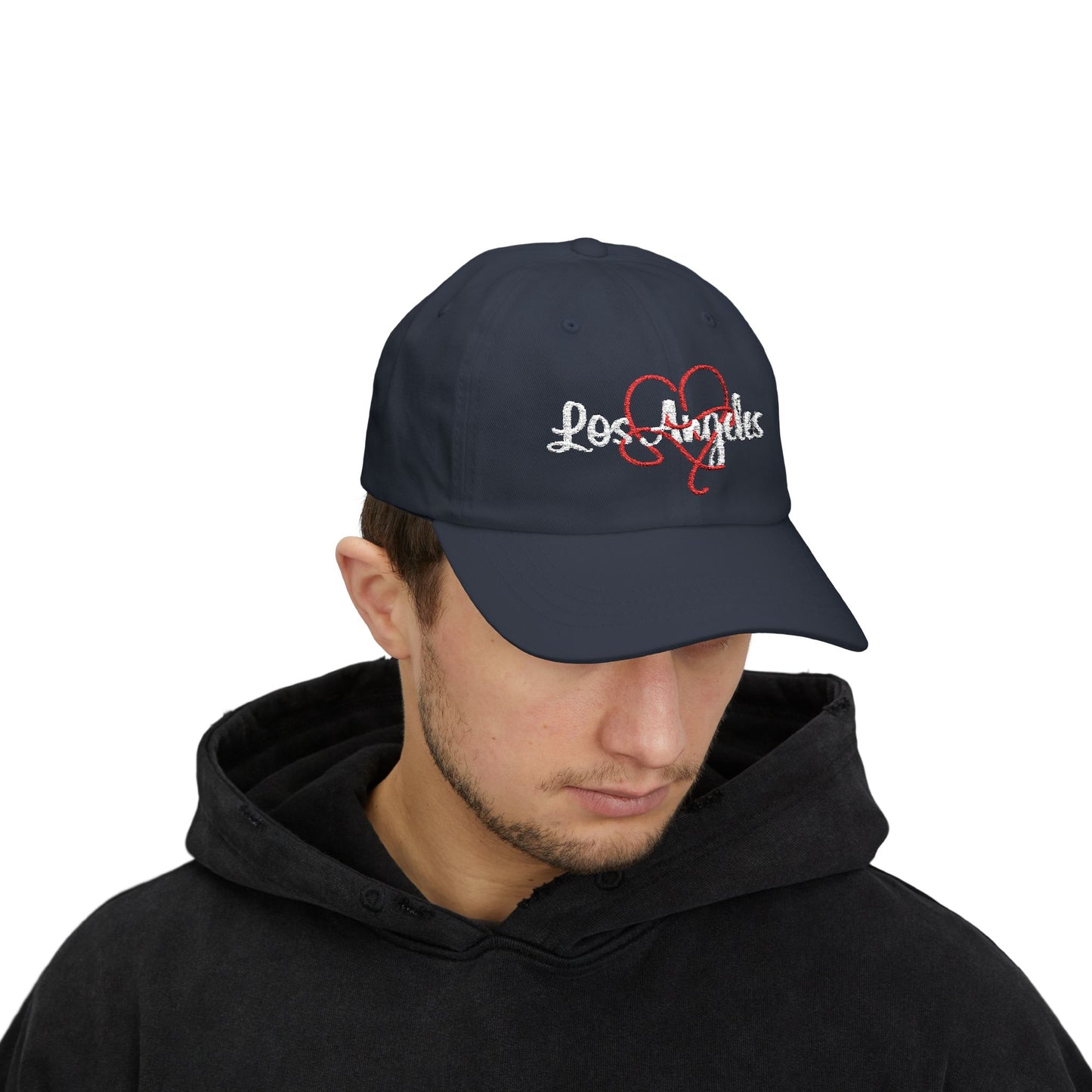 Los Angeles Heart Dad Cap - Perfect for Outdoor Adventures, Gifts for Dads, Los Angeles Style, Casual Wear, Fathers Day