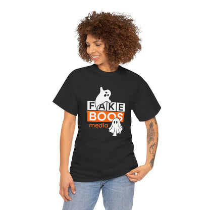 Halloween Fake Boos Media Heavy Cotton Tee