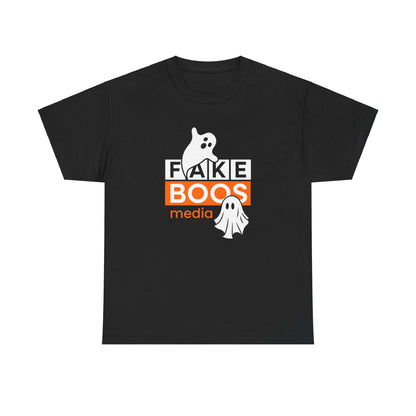 Halloween Fake Boos Media Heavy Cotton Tee