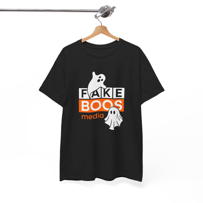 Halloween Fake Boos Media Heavy Cotton Tee