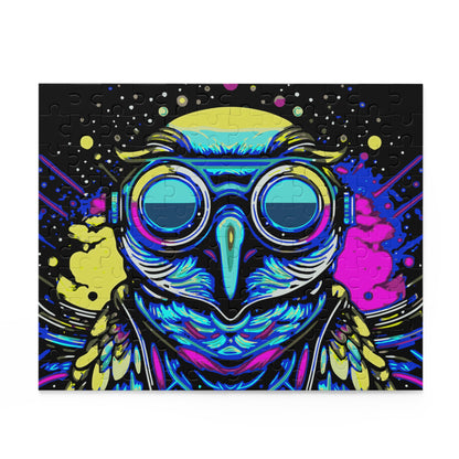 Cyberpunk Owl Puzzle