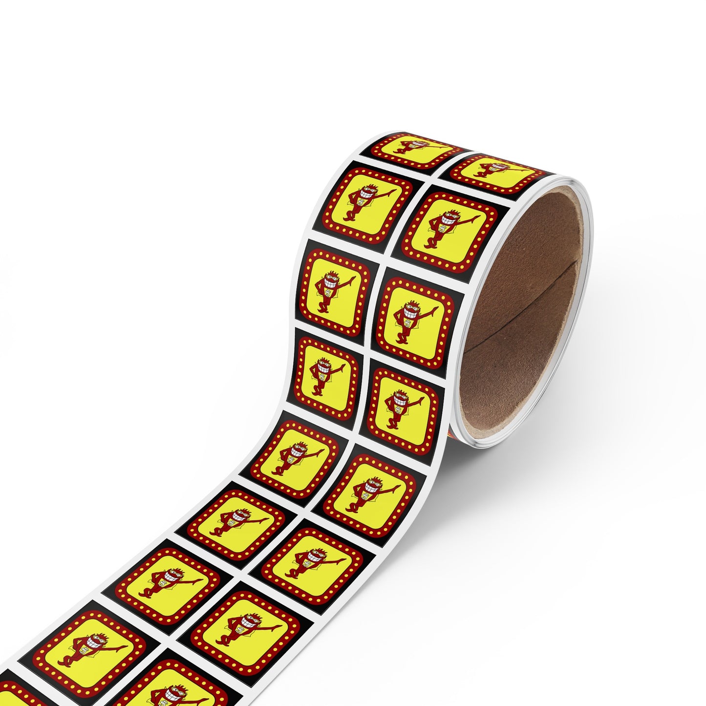 Game Show Whammy Square Sticker Label Rolls