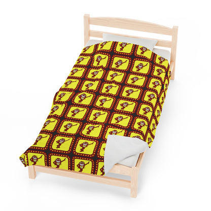 Game Show Whammy Velveteen Plush Blanket