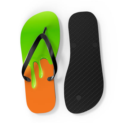 Green Slime Flip Flops