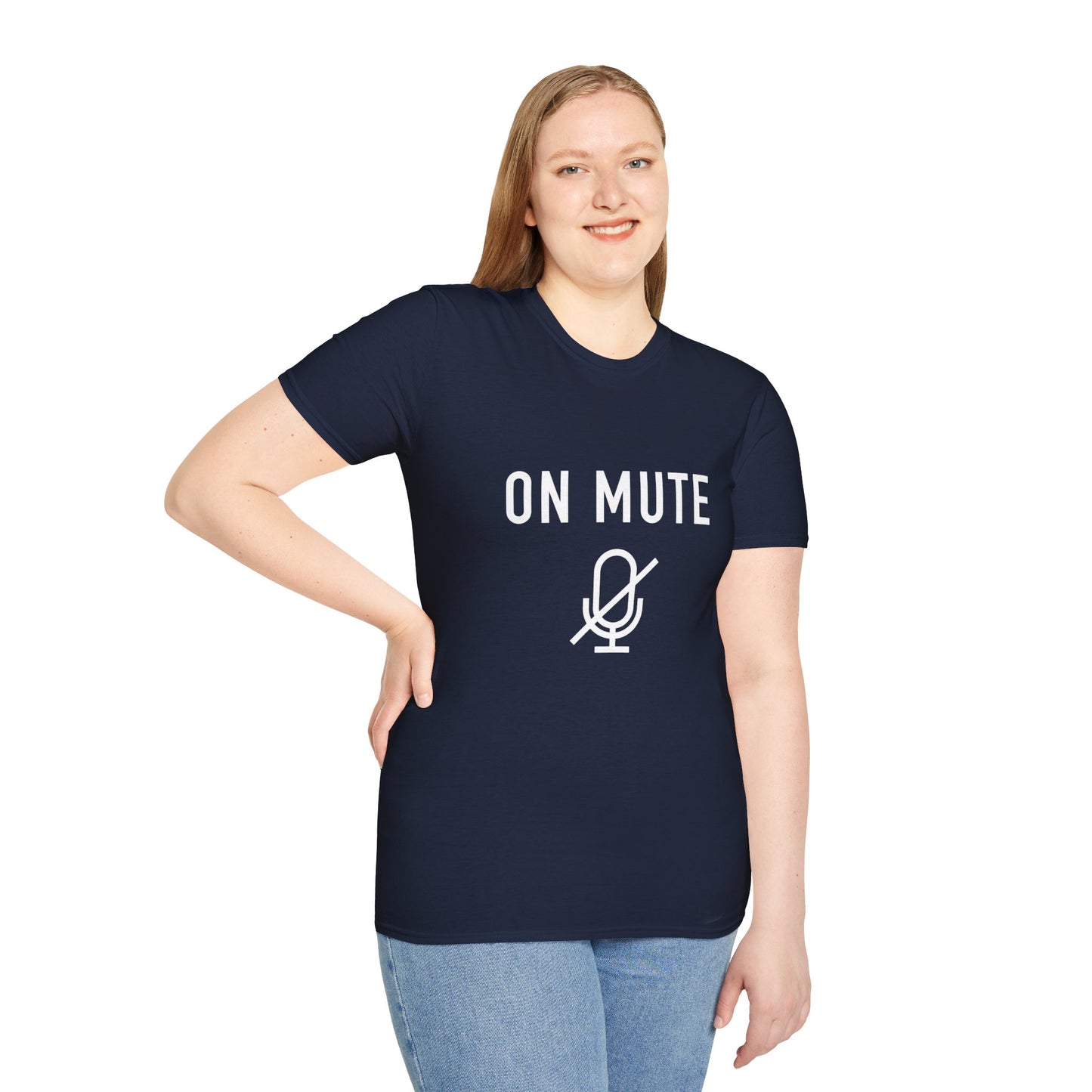 On Mute Unisex Softstyle T-Shirt