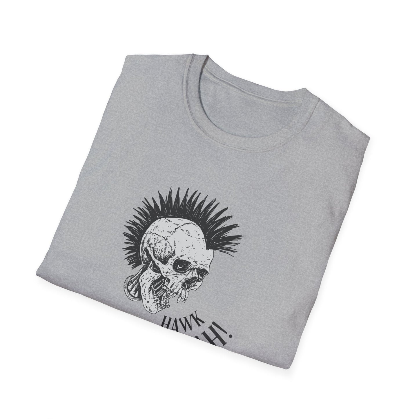 Hawk Boo-Ah! Punk Skull Unisex Softstyle T-Shirt