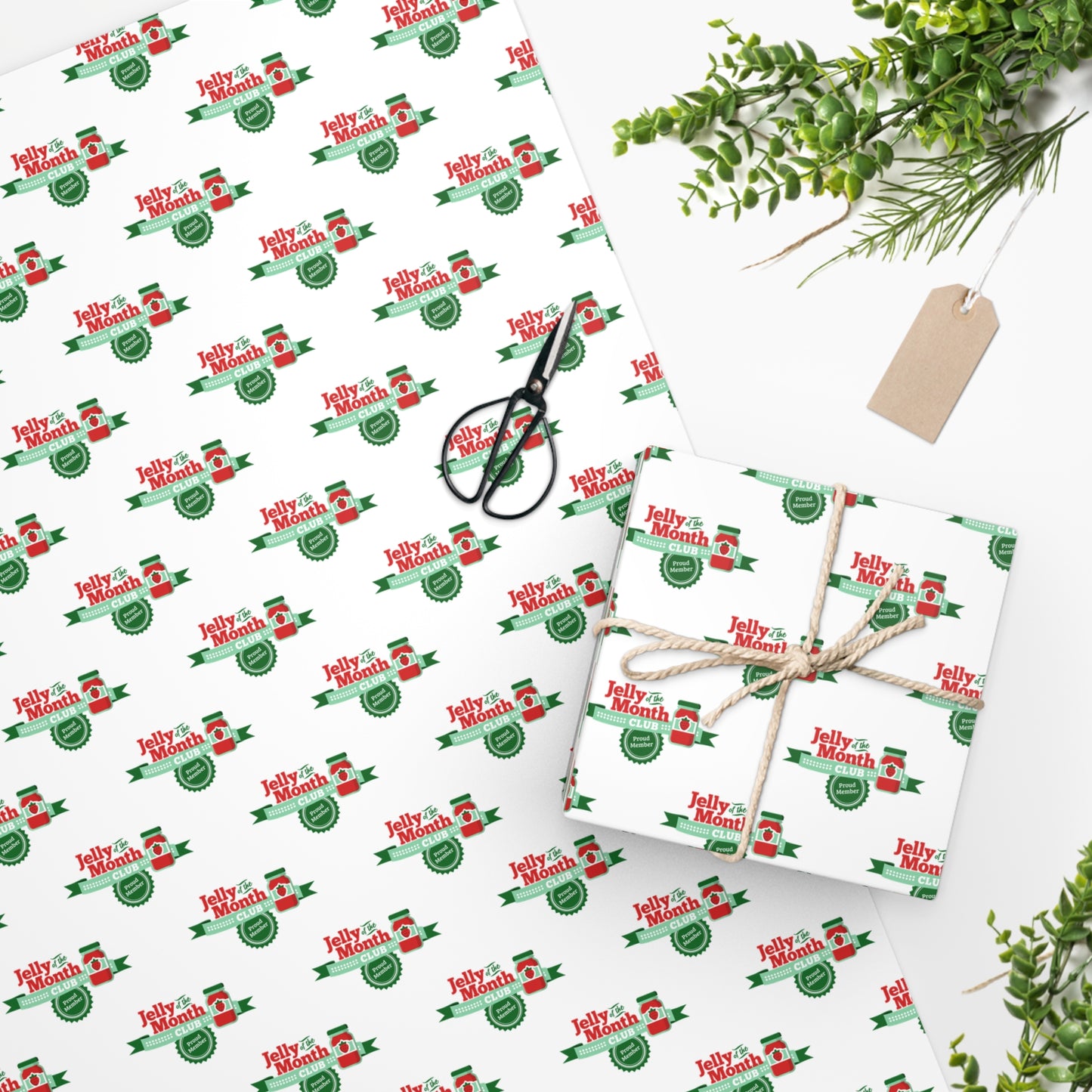 Christmas Jelly of the Month Club Wrapping Paper