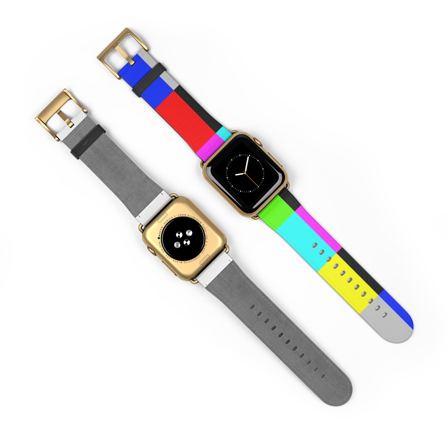 TV Color Bars Watch Band