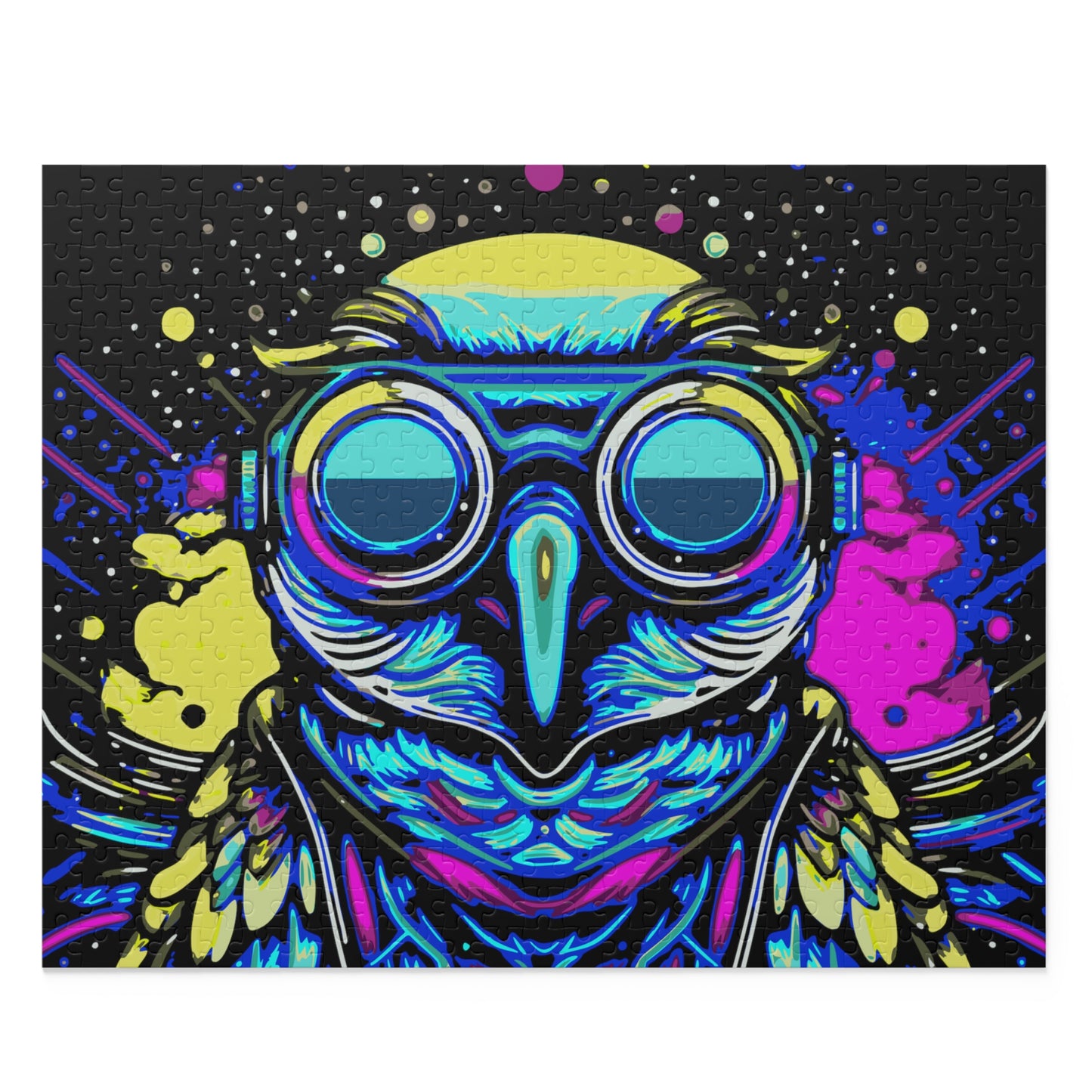 Cyberpunk Owl Puzzle